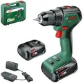 Produktbild: Bosch 18 V Akku-Bohrschrauber UniversalDrill 18V-60 inkl. 2 Ah Akkus mit Koffer