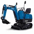 Produktbild: Scheppach Benzin Mini-Bagger EXC815 mit Kettenantrieb & E-Start | 8,5PS | 690mm Spurbreite | Grabtiefe 1200mm | Armreichweite 2330 mm | 1,7km/h Speed | LED Beleuchtung | inkl. Schaufel & Planierschild
