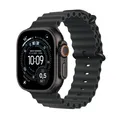 Produktbild: Apple Watch Ultra 3 Titan Schwarz (GPS + Cellular) 49mm (Ocean Armband Schwarz)