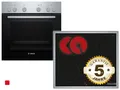 Produktbild: Bosch HND211AR62 Set Einbauherd HEF010BR1 + Elektro-Kochfeld  NKN645GA2E