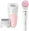 Produktbild: Braun Silk-épil 5 Wet&Dry 81683690 Epilierer Weiß, Pink 28 Pinzette