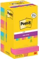 Produktbild: Post-it Notes Haftnotizblock Haftnotiz Super Sticky Notes Promotion Carnival Coll. 76X76mm 90 Blatt