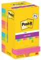 Produktbild: Post-it Super Sticky Notes Haftnotizen 76 x 76 mm 8+4 Carnival Collection