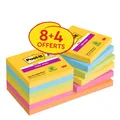 Produktbild: Post-it Super Sticky Notes Carnival Collection, Vorteilspackung mit 8 Blöcken +