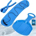Produktbild: KOTARBAU® Spielset Snowboard Schneeballzange Poporutscher für Kinder Spielset für den Schnee Rutschbahn Snowboard Schneeballautomat Blau