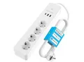 Produktbild: Echos smarte WLAN Steckdosenleiste Mehrfachsteckdose m. USB 2.0 Meter