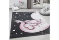 Produktbild: Carpettex Kinderteppich Elefant-Design, Läufer, Höhe: 11 mm, Kinderteppich Elefant-Design Baby Teppich Kinderzimmer Pflegeleicht