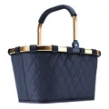 Produktbild: reisenthel carrybag frame midnight gold Einkaufskorb Blau Picknickkorb Stoffkorb
