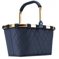 Produktbild: Reisenthel Rhombus Carrybag Einkaufskorb 48 cm - Rhombus Midnight Gold