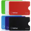 Produktbild: WallTrust Kreditkartenhülle 931238 farbig sortiert, RFID- und NFC Schutz, 89x59mm, Kunststoff, 6 Stück
