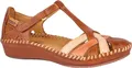 Produktbild: Pikolinos Damen Sandale Leder T-Steg Keilabsatz bequem P. Vallarta 655-0732C5, Größe:38 EU, Farbe:Braun