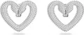 Produktbild: Swarovski Una Damen Weiße Kristall Rhodiniert Ohrring 5626172