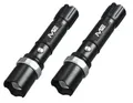 Produktbild: 2x Led Taschenlampe Polizei Lampe Swat Cree Zoom 1000 m Leuchtweite 2x Akku
