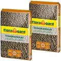 Produktbild: Floragard Blähton Tongranulat 50 L (2×25 L) – natürliches Drainagematerial & Hydrokultursubstrat für Töpfe, Kübel, Zimmerpflanzen & Pflanzkästen – verhindert Staunässe, sorgt für Gute Belüftung