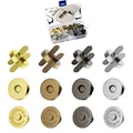 Produktbild: 18mm/0.7in Magnetknöpfe 24 Stücke Magnetische Knöpfe 4 Farben Magnetverschluss Nähen Handwork für Geldtasche Handtaschen Mäntel Windbreaker Rucksack