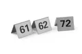 Produktbild: Tischnummern, HENDI, Nummer 61-72, 50x35x(H)40mm