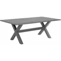 Produktbild: Gartentisch CASCAIS 200 cm 105 cm Metall Grau