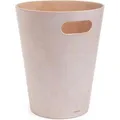 Produktbild: Umbra Papierkorb Woodrow Can, 082780-668, weiß, rund, aus Holz, 7,5 Liter