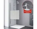 Produktbild: Walk In SCHULTE Alexa Style 2.0 ExpressPlus 100 cm Profil chrom Glasdekor Dezent