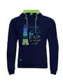 Produktbild: SCHIETWETTER Unisex Erw. Hoodie Leuchtturm, Kapuzenpullover für Männer, Sweater mit Print, Heimat, Moin, maritim