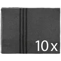 Produktbild: 10x Biwakdecke 200 x 150 cm anthrazit Camping Outdoor Pferdedecke Hundedecke BW