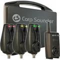 Produktbild: Carp Sounder 3+1 AGE one Set - 3 Bissanzeiger + CS Receiver zum Karpfenfischen