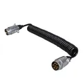 Produktbild: Spiralkabel 4,5M mit 2x Stecker 7-polig Metall