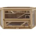 Produktbild: Hamsterkäfig aus Holz und Plexiglas Natur Pur für Ihren kleinen Nager