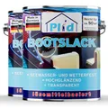 Produktbild: Bootslack 5L Farblos für ca. 50m² / Klarlack Holzlack Schiffslack Holzschutz