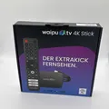 Produktbild: Waipu.TV 4K Stick inkl. Fernbedienung Streaming Stick  Schwarz NEU OVP