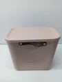 Produktbild: Rotho Maloja Aufbewahrungsbox 25 l, rosa, 25 (39.5 x 26.5 x 34.0 cm)-defekt
