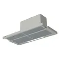 Produktbild: AEG Flachschirmhaube DPB3940M DPB3940M, LED-Leuchtstreifen, 3 Leistungsstufen