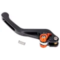 Produktbild: Kupplungs- und Bremshebel PUIG 3.0 hinten einstellbar, kurz - schwarz/orange Gro