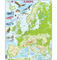 Produktbild: Larsen Puzzle Puzzle - Europa (physisch), Puzzleteile