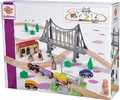 Produktbild: Eichhorn 100006204 Bahnset mit Brücke 55 teilig  NEU OVP<