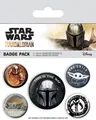 Produktbild: Button Badge 5er Pack Star Wars The Mandalorian - The Way  1x38 & 4x25mm BP80694