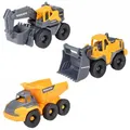 Produktbild: Dickie-Toys Baustellenfahrzeug Volvo Construction, Set mit 3 Fahrzeugen