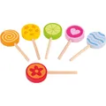 Produktbild: Goki Holz Lolly 6st. (51554)