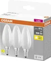 Produktbild: OSRAM HOMELIGHTING 4058075592551 LED EEK D (A - G) E14 Kerzenform 5.5W = 60W Warmweiß (Ø x L) 35mm x 100mm 3St.