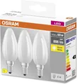 Produktbild: OSRAM Star Filament-Lampe Für E14-Sockel, Mattes Glas ,Warmweiß (2700K), 806 Lum