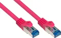 Produktbild: Good Connections Cat.6A Patchkabel S/FTP HF magenta 15m