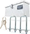 Produktbild: Alubox Transportbox Anhängerbox Deichselbox 48x14x20cm Aluminiumbox Kasten Kiste