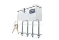 Produktbild: HASKYY Anhänger-Deichselbox Aluminium Transportbox Deichselbox für Anhänger 485x140x200 mm Alukoff