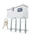 Produktbild: Alubox Transportbox Anhängerbox Deichselbox 48x14x20cm Aluminiumbox Kasten Kiste