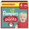 Produktbild: Pampers® Windeln BabyDryPants Größe 4 180ST für Babys und Kleinkinder (4-18 Monate) 8006540711408