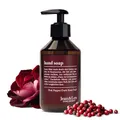 Produktbild: Jean & Len Handseife Pink Pepper & Dark Rose, reinigt beanspruchte Hände, für die tägliche Anwendung geeignet, Flüssigseife im Pumpspender, sinnlicher Duft, vegan, 250 ml