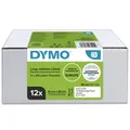Produktbild: DYMO® Original Etikett für LabelWriter™, Vorteilspack, Adressen - weiss - permanent haftend, 12 x 260 Etiketten 2093093