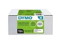 Produktbild: DYMO LW Adressetiketten Authentisch 99012 2093093 Selbsthaftend Schwarz auf Weiß 89 x 36 mm 12 Rollen à 260 Etiketten