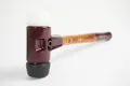 Produktbild: HALDER Schonhammer SIMPLEX | Gummihammer Hammer | weiß schwarz 40mm
