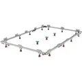 Produktbild: MEPA Montagerahmen Stahl für Duschwannen 700x700 bis 1200x1800 mm mit Zubehör
